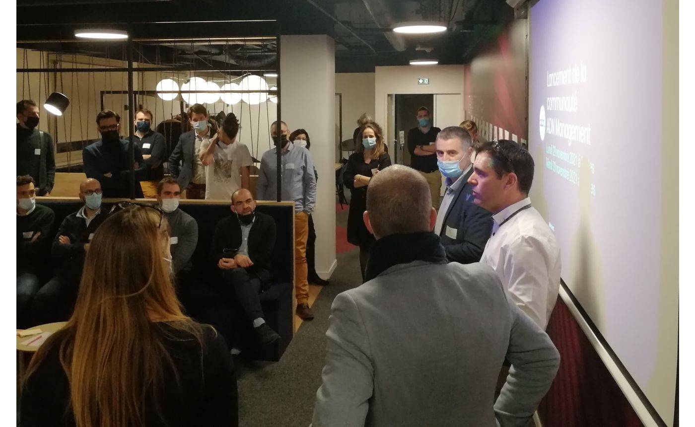 Soirée de lancement de la communauté ADN Management à Nantes, le 29 novembre.