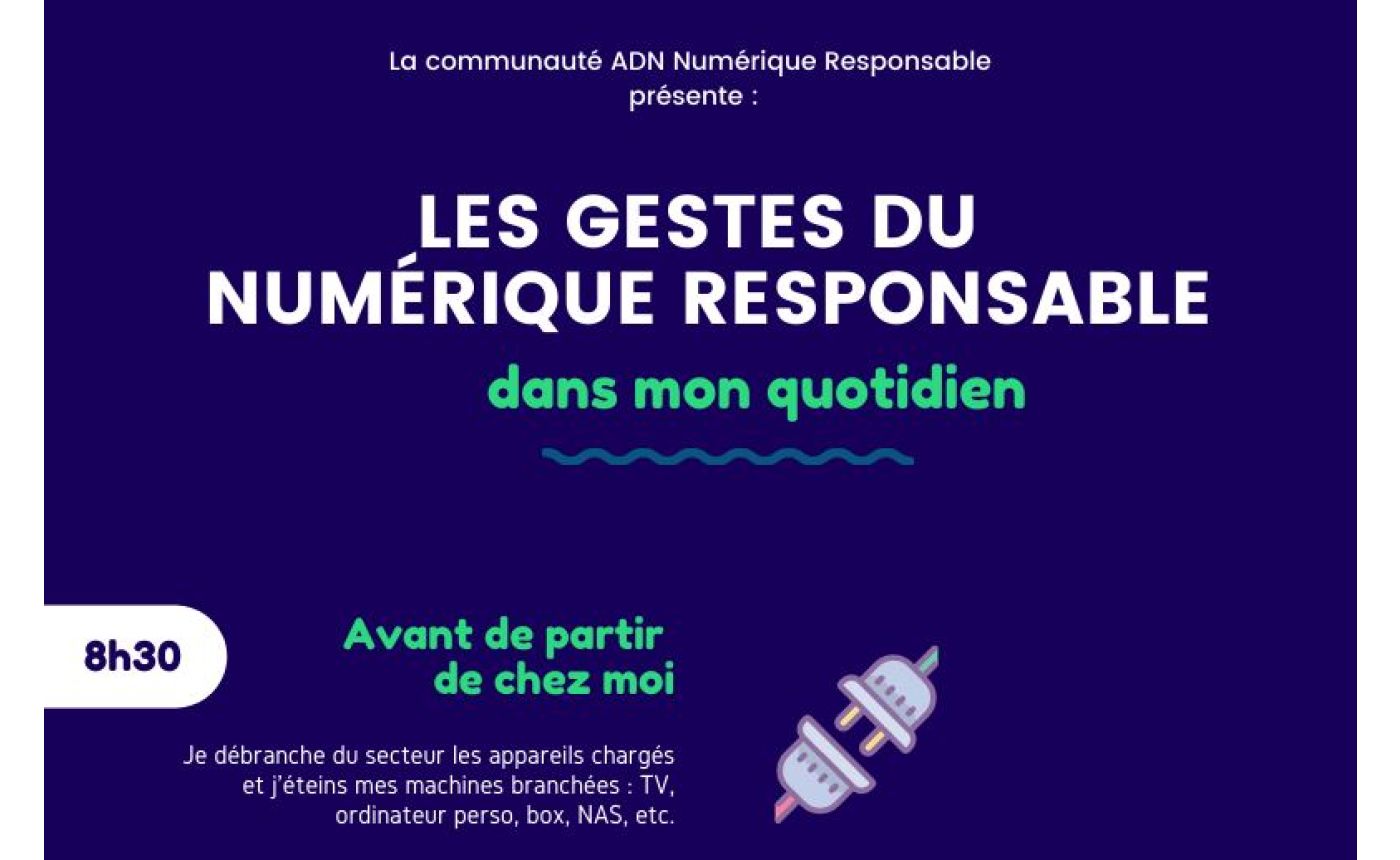 Les gestes du numérique responsable