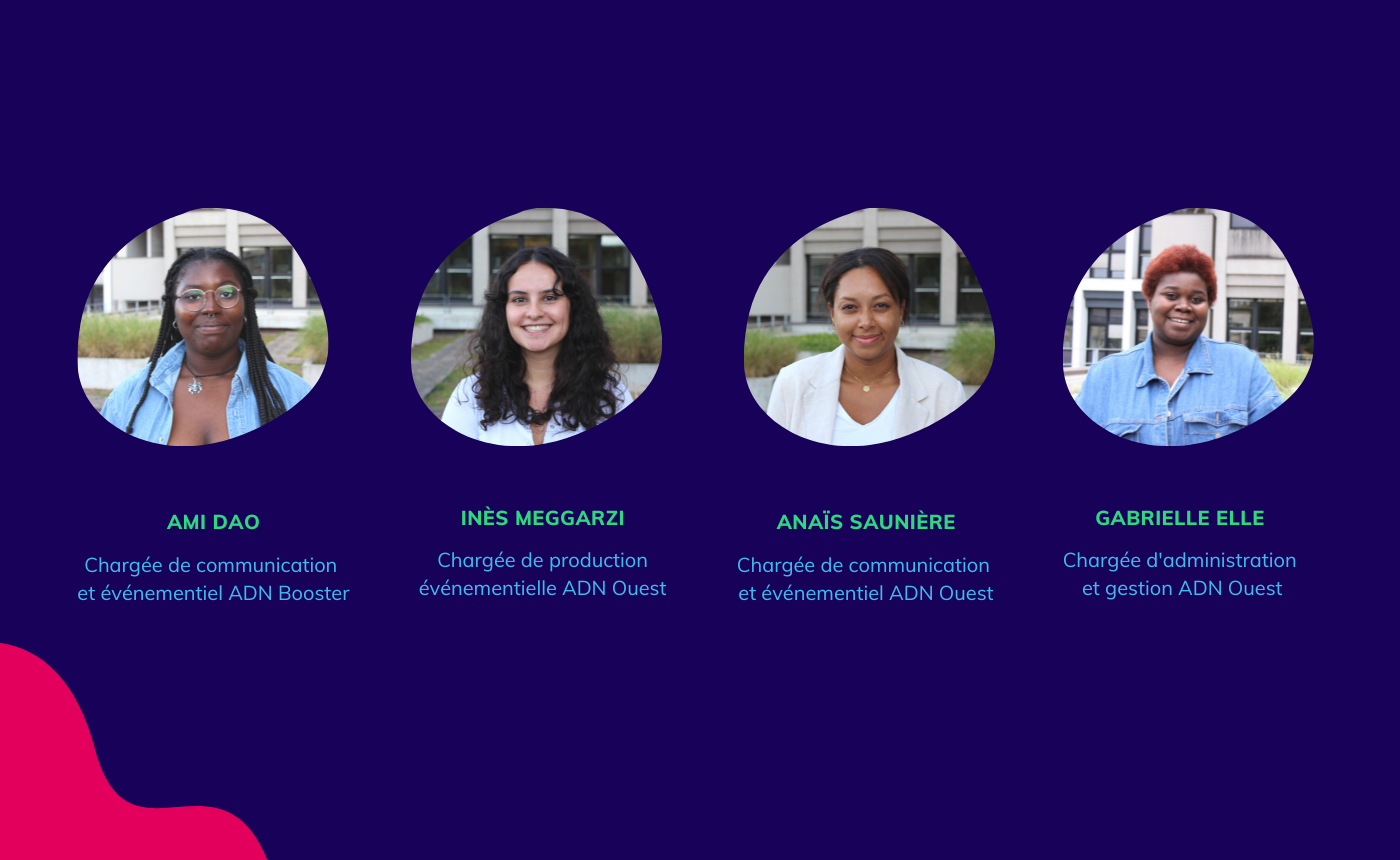 Nouvelles recrues dans les équipes d'ADN Booster et d'ADN Ouest !