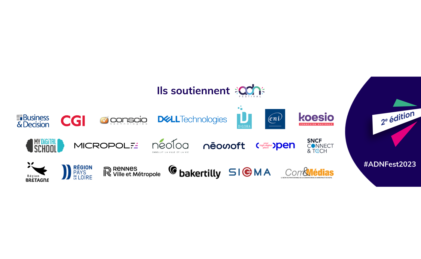 ADN Festival sponsors et partenaires