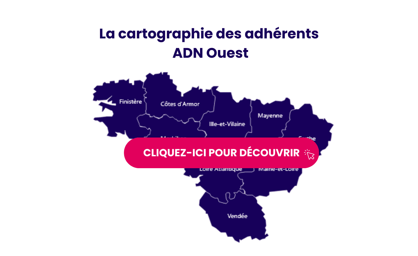 La cartographie des adhérents ADN Ouest
