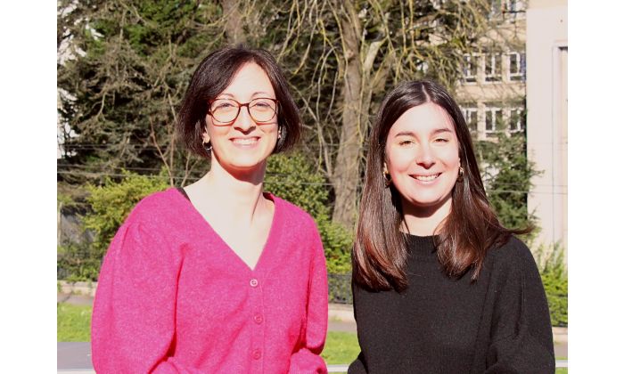 Pauline Marteau, Chargee de mission relation adherents et evenementiel, et Celine Bruniau, Program manager emploi et formation et RSE.