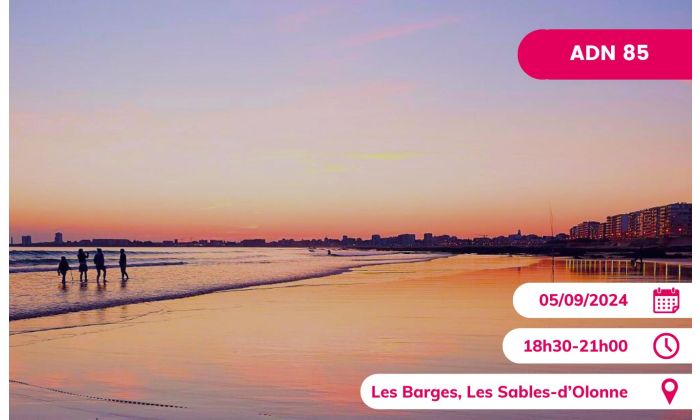 Afterwork ADN Vendee, au bord de locean : adherents, venez avec un(e) invite(e) !
