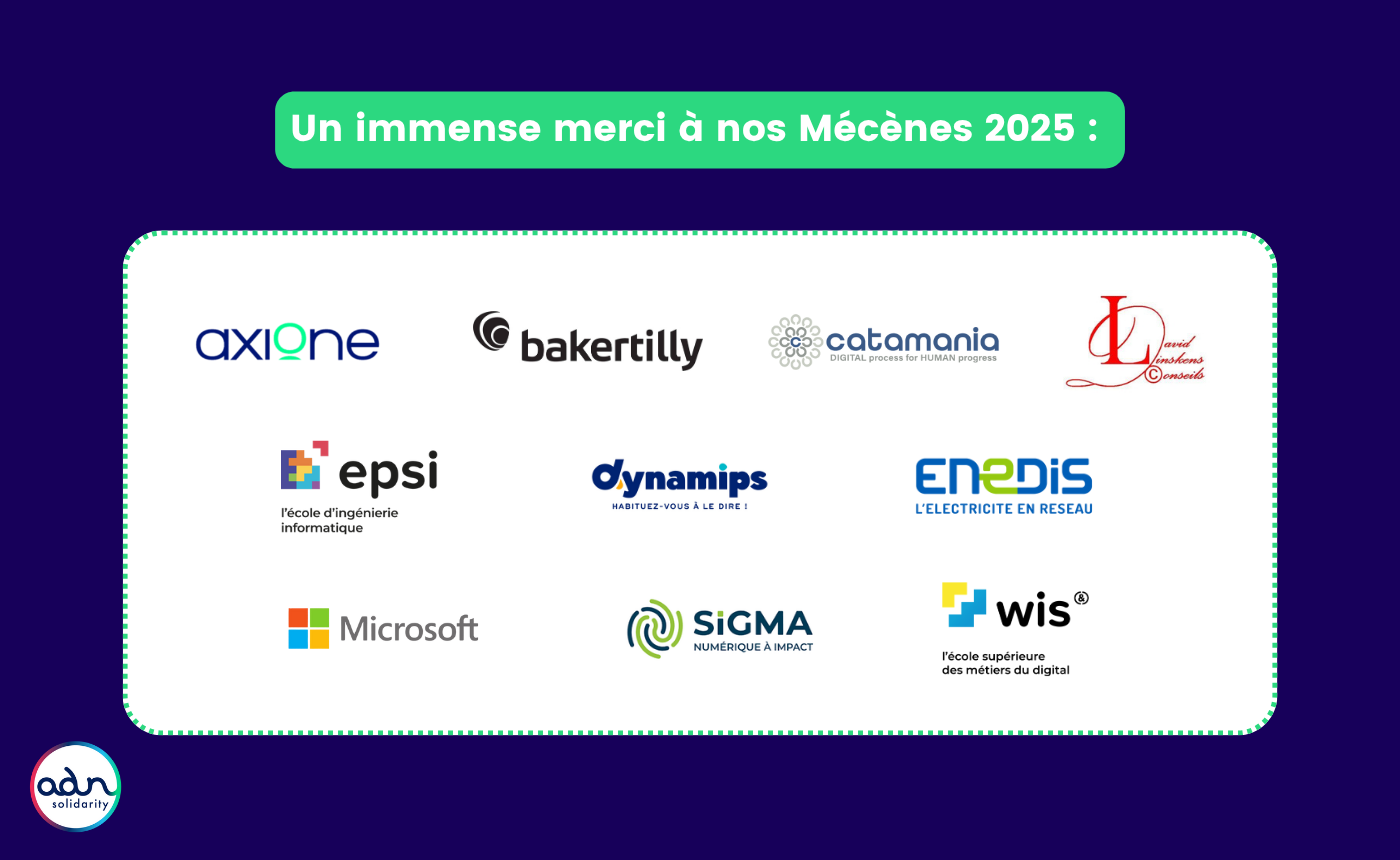 Mécènes 2025 - ADN Solidarity