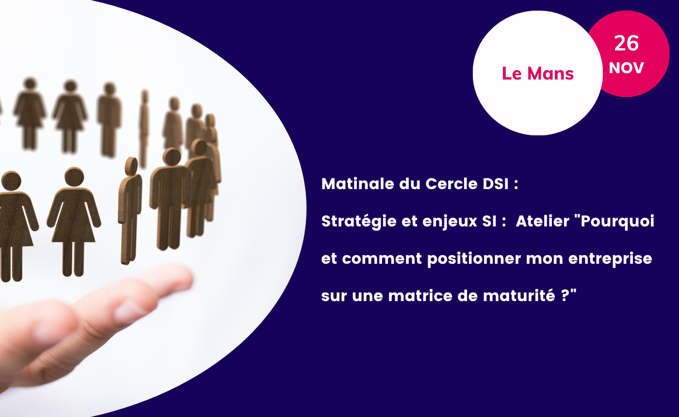 Visuel évent - Cercle DSI - Le Mans - Novembre 2025
