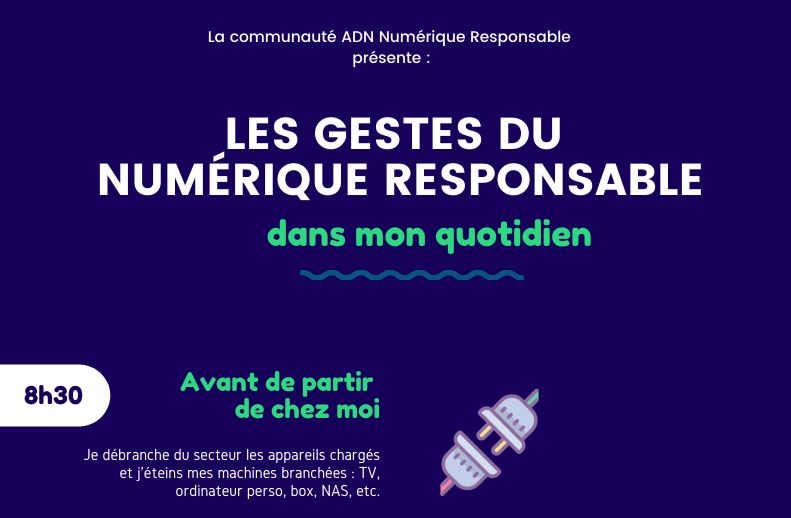 Les gestes du numérique responsable