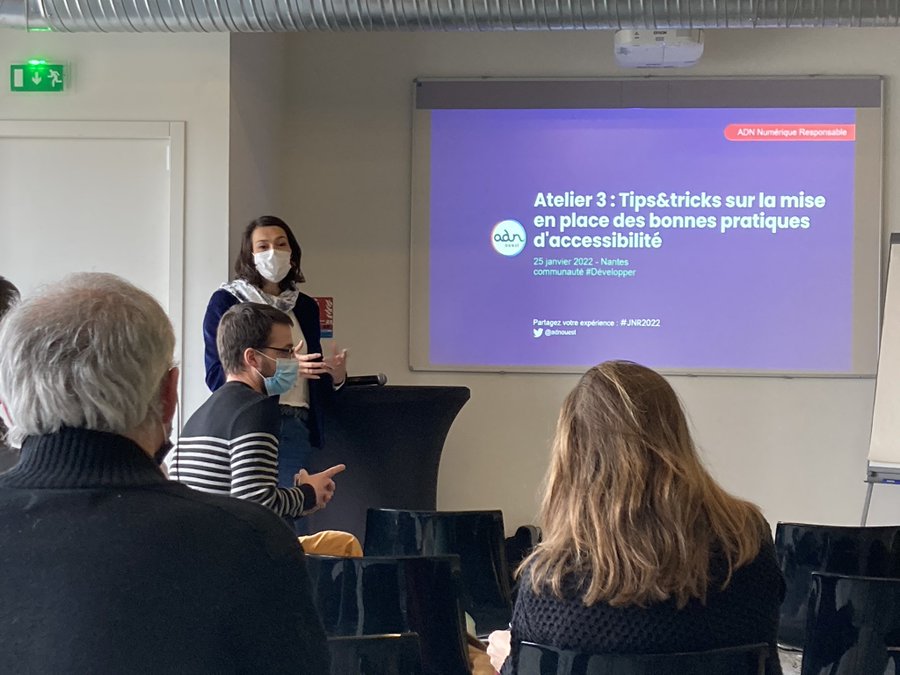 Atelier sur l'accessibilité numérique