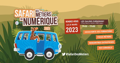 [CP] Le Safari des métiers : l'événement de référence pour s'orienter dans la jungle du numérique arrive à Angers